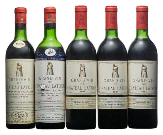 Bordeaux. Mixed Château Latour 1962-1964 - photo 1