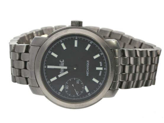 Armbanduhr: große Herrenuhr der Marke Marcello C. Modell 'MECANIQUE', Handaufzug - Foto 1