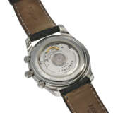 Armbanduhr: sehr schöner, großer Longines Edelstahl Automatik-Chronograph 'Swissair Exclusive No 3 - Limited Edition', ca.2005 - photo 2