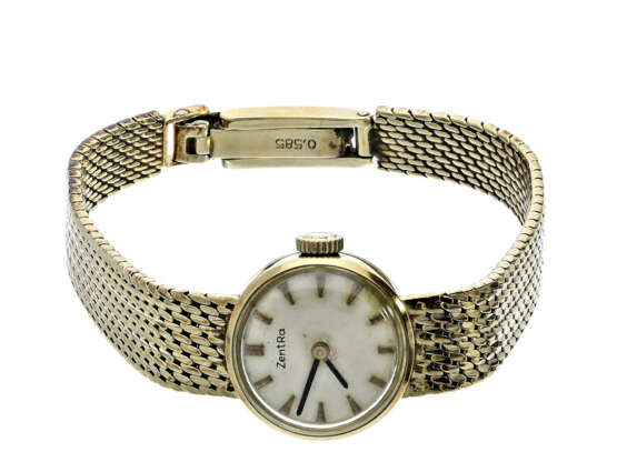 Armbanduhr: goldene vintage Damenuhr der Marke 'Zentra', um 1960 - Foto 1