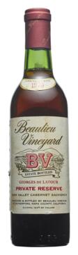 Beaulieu Vineyards, Private Reserve Cabernet Sauvignon 1970 - Auktionspreise