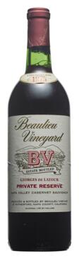 Beaulieu Vineyards, Private Reserve Cabernet Sauvignon 1975 - Auction prices
