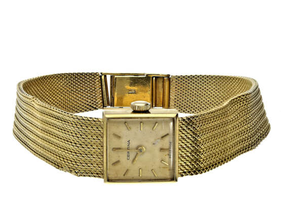 Armbanduhr: goldene vintage Damenuhr der Marke 'Certina', um 1960 - photo 1