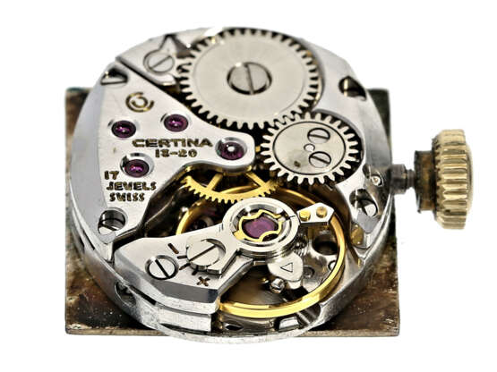Armbanduhr: goldene vintage Damenuhr der Marke 'Certina', um 1960 - photo 3
