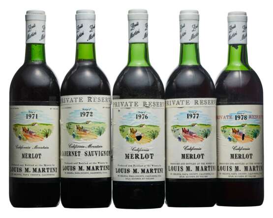 Louis Martini. Mixed Louis Martini, Merlot & Cabernet Sauvignon - photo 1