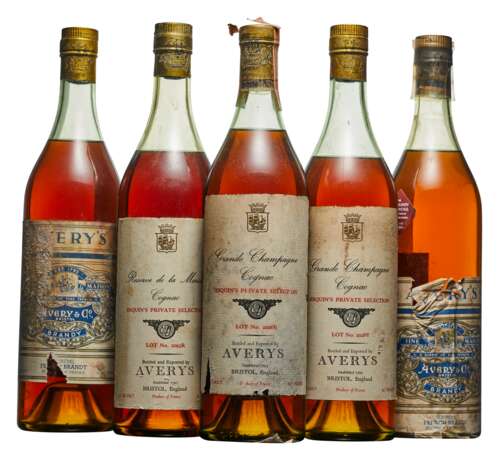 Avery's. Mixed Avery's, Cognac and French Brandy - Foto 1