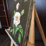 Painting “May rose may rose”, Canvas, Acrylic paint, Impressionist, Still life, 2020 - photo 2
