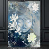 Painting “Young Buddha”, Canvas, Oil paint, Pop Art, Mythological, 2020 - photo 3
