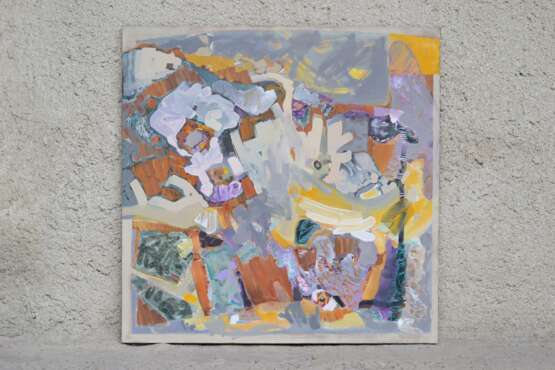 Painting “Spring allure”, Canvas, Oil paint, Abstractionism, Landscape painting, 2013 - photo 2
