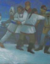 Стенка на стенку.