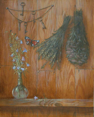 Деревенский натюрморт Canvas Oil paint Realism Still life 2011 - photo 1