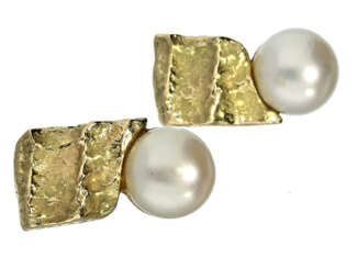 Ohrschmuck: sehr hochwertige und dekorative Ohrstecker mit Perlen, Lapponia-Stil
