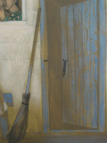 Painting “While old people sleep...”, Canvas, Oil paint, Everyday life, 2012 - photo 2