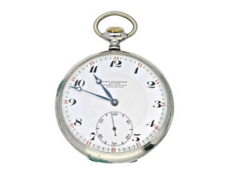 Taschenuhr: feines Ankerchronometer Paul Ditisheim Solvil, ca.1930