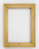 Large wooden frame covered with parchment