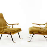 Ignazio Gardella. Pair of armchairs with variable position backrest model "Digamma" - Foto 1