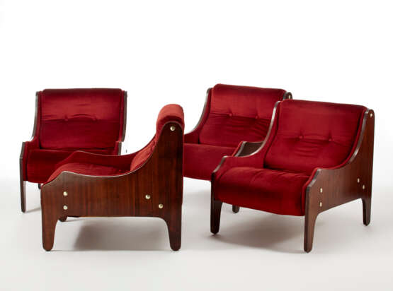Marco Zanuso. Lot of four armchairs model "Milord" - Foto 1