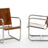 Lot of two rationalist armchairs with anticorodal tubular structure - Foto 1