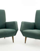 (Attributed) | Pair of armchairs model