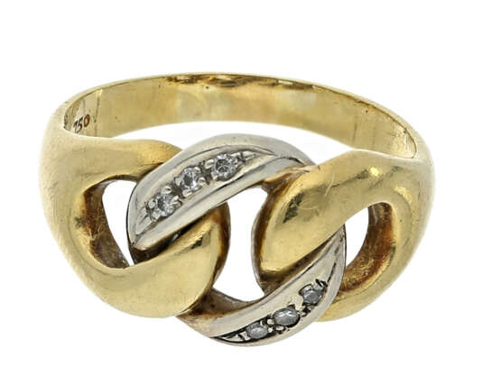 Ring: vintage Diamantring, 50er Jahre - photo 1