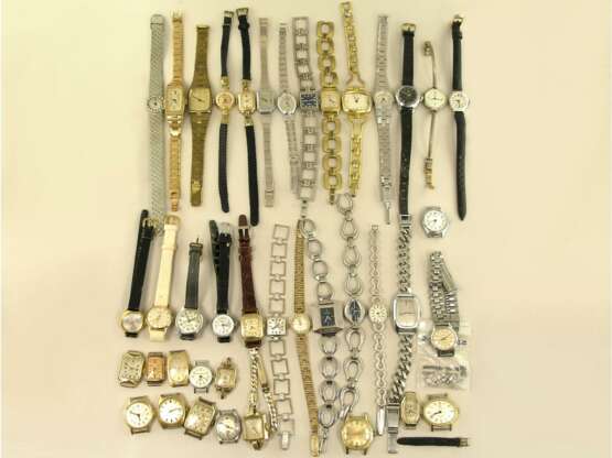 Armbanduhr: großes Konvolut vintage Damenuhren, 50er/80er Jahre - Foto 1