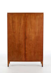 Small equipped Novecento manner wardrobe with two doors