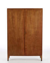 Small equipped Novecento manner wardrobe with two doors