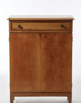 Novecento manner cabinet with one drawer and two doors