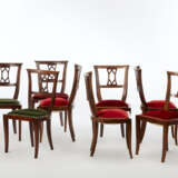 Gigiotti Zanini. Eight of Novecento manner armchairs - Foto 1