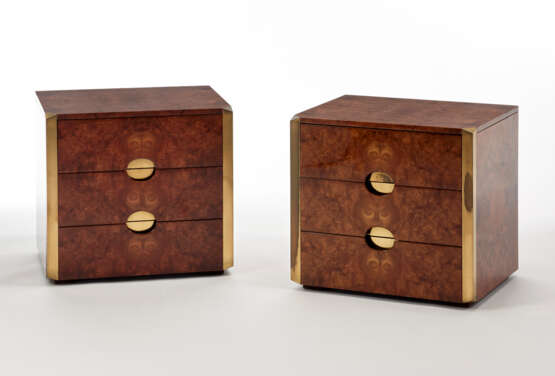 Luigi Caccia Dominioni. Pair of bedside tables with three drawers - photo 1