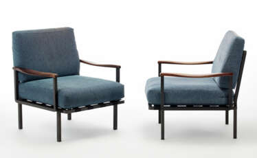 Pair of armchairs model "P24"