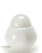 Table lamp made of two spherical caps of different diameters model 