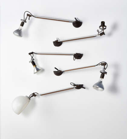 Enzo Mari. Group of five wall lamps of the series "Aggregato" - фото 1