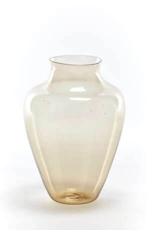 Manifattura di Murano. Transparent pagliesco blown glass vase - photo 1