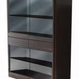 Angelo Mangiarotti. Cabinet with double door showcases and two drawers in the central band - photo 1