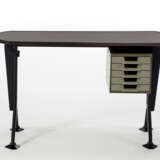 BBPR (Barbiano di Belgiojoso, Peressutti, Rogers). Typist table with five drawers of the series "Arco" - фото 1