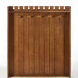 Serafino Arrighi. Wall coat rack in solid oak with five hangers and hatbox - photo 1