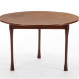 Gianni Moscatelli. (Attributed) | Table with circular veneered teak top - photo 1