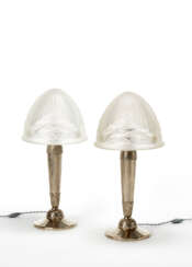 Pair of art déco table lamps