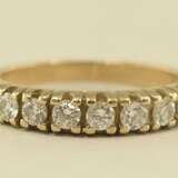 Ring: vintage Halb-Memoire-Ring mit Brillanten - фото 1