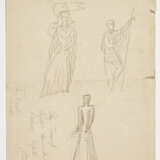 Gio Ponti. Studies of male and female figures relating to architectural decorations - photo 1