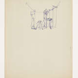 Gio Ponti. Miscellany of seven sketches of different subjects and epochs dating back to the 1930s and 1950s - photo 7