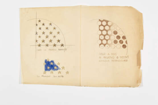 Gio Ponti. PER PIATTI 1970 | Four studies for the decoration of ceramic dishes - photo 4