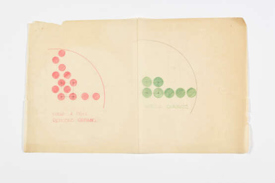 Gio Ponti. PER PIATTI 1970 | Four studies for the decoration of ceramic dishes - photo 5