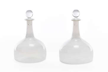 Two bottles with top
