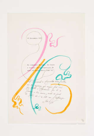 Gio Ponti. Group of six letters and minutes - фото 9