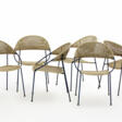 Lot of six outdoor chairs model "DU41" - Auction archive