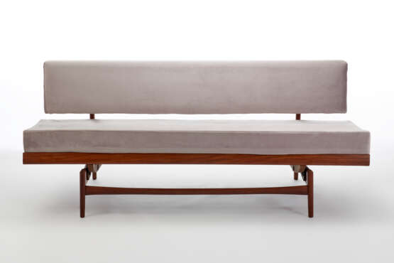 Sofa-bed with solid teak wood structure - photo 1