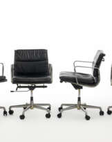 Lot of four armchairs of the series