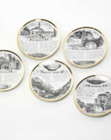 Lot of five dishes of the series 